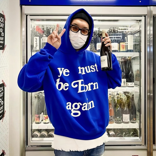 KANYE侃爷高街CPFM重生连帽卫衣