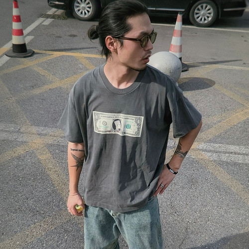 EPIDE辛普森裂纹美金高街短袖潮