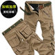 男装 潮裤 加绒加厚工装 多口袋休闲棉裤 冬季 大码 裤 男户外宽松长裤 男
