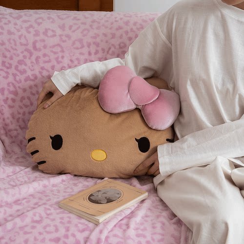 HelloKitty毛绒二合一抱枕被