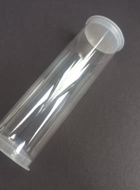 塑料透明管透明PC管带盖透明硬管透明包装管线香香筒香管43mm定做