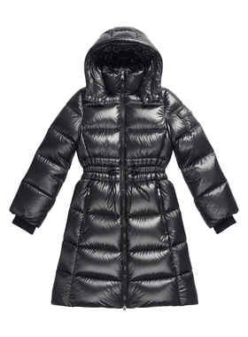 黑金鹅绒服女王4.0八格羽绒服女冬长款906