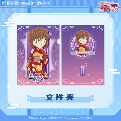 官方正版名侦探柯南-NEWYEAR系列-PVC文件夹主题店潮玩现货