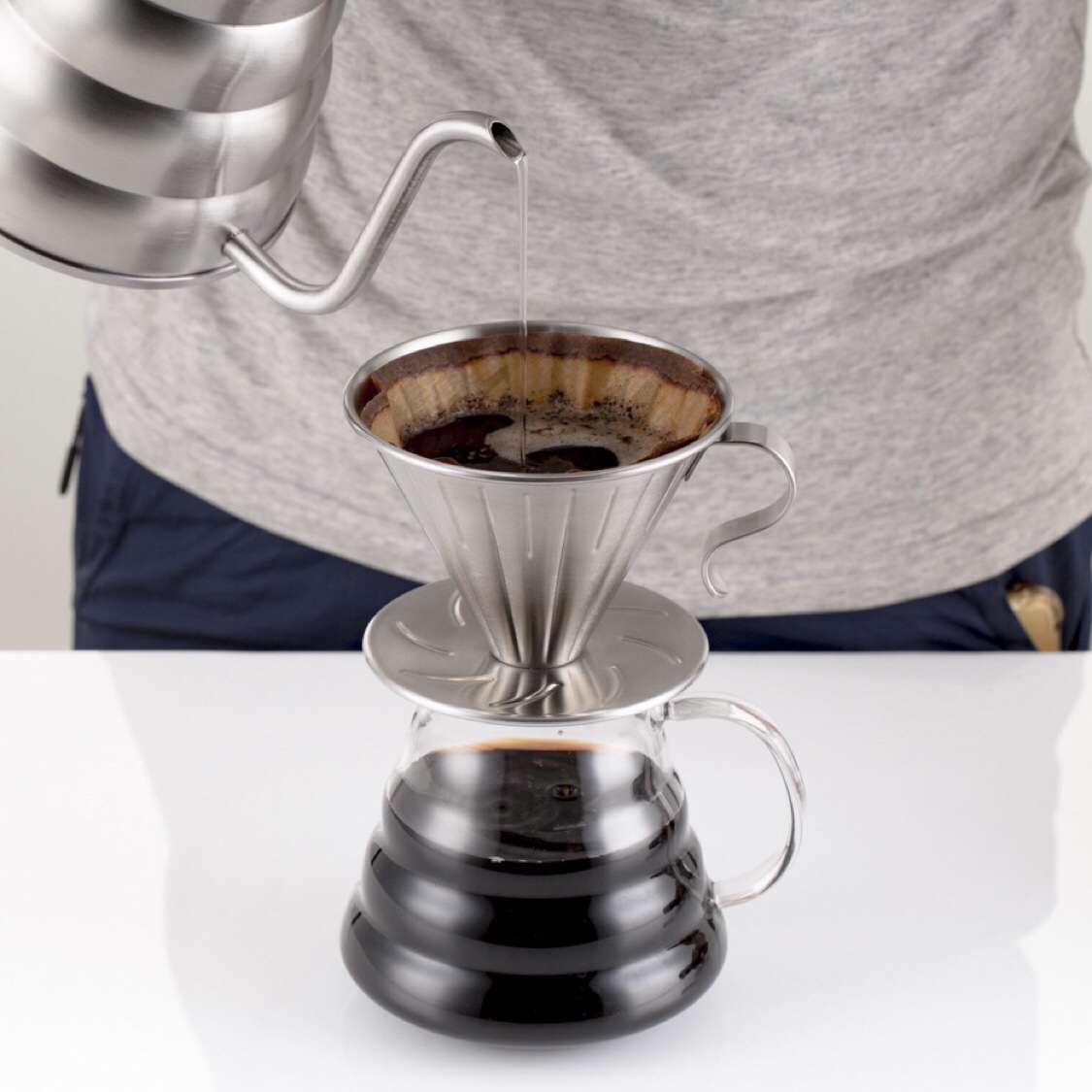 压花滴滤式v60通用手冲咖啡滤杯