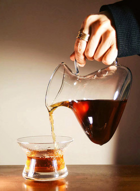 大肚咖啡分享壶 耐热玻璃咖啡壶钻石滤杯v60滴漏式手冲咖啡玻璃壶