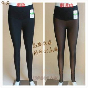 弹力长裤 袜防勾加绒加厚女修身 打底裤 秋冬维宾620网纱假透肉薄款