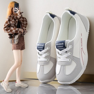 ins女学生休闲潮流一脚蹬百搭女鞋 韩版 街拍 2025小白鞋 K1519秋季