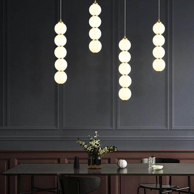北欧串串有机玻璃餐厅吊灯