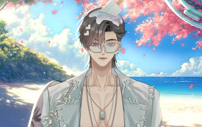 Live2d量贩模型-杜宾夏日庆典 成男公皮vup直播成品皮套虚拟主播