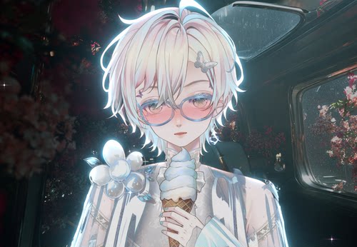 Live2d量贩模型-蝴蝶正太  中性公皮vup直播公用成品皮套虚拟主播