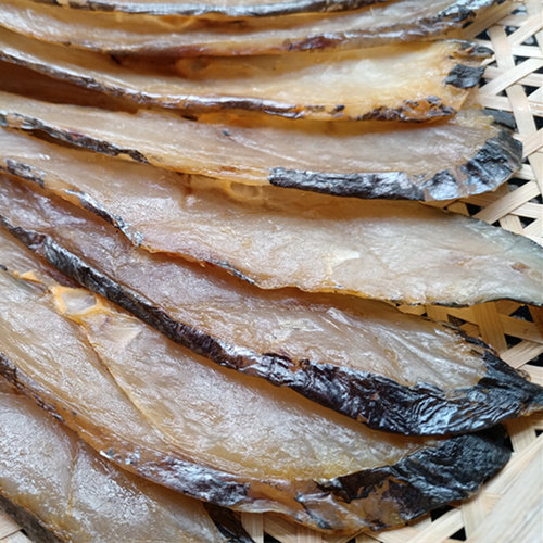 特产海鲜长条形500克马咸鱼干