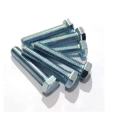 8 Grade 8 screws GB5783 external hexagonal bolts Environmental protection galvanized screws M8*10 to 150 external hexagonal screws