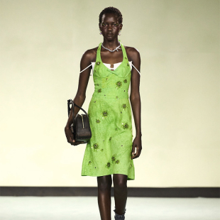 26SS春夏新款 蝴蝶结挂脖胸衣连衣裙 浅川买手店 SHUSHUTONG