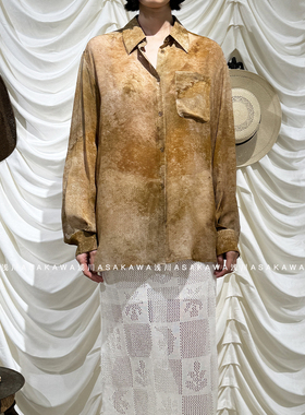 【ECRIVAIN】经典长袖衬衫桑蚕丝印花 26SS春夏新款 浅川买手店