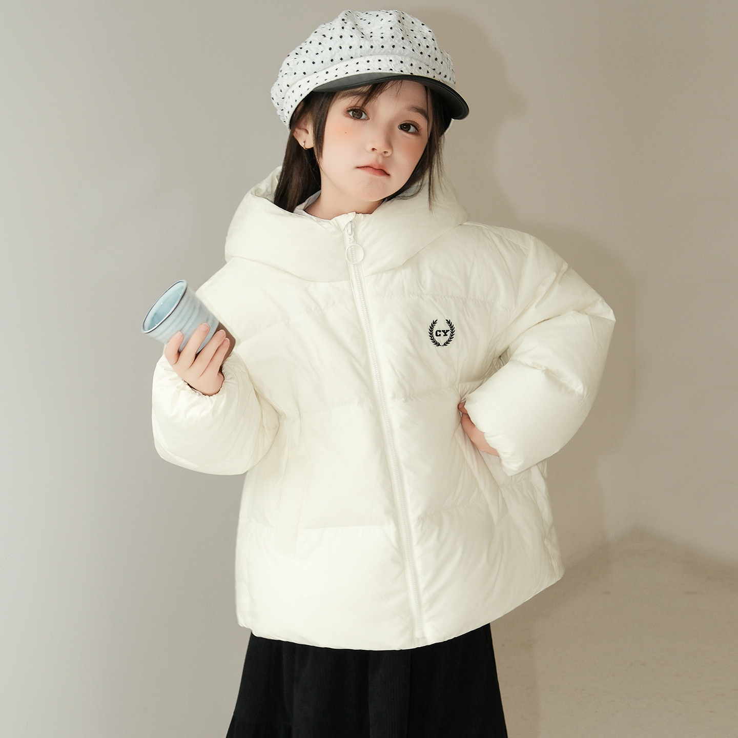 康衣儿加厚中性羽绒服