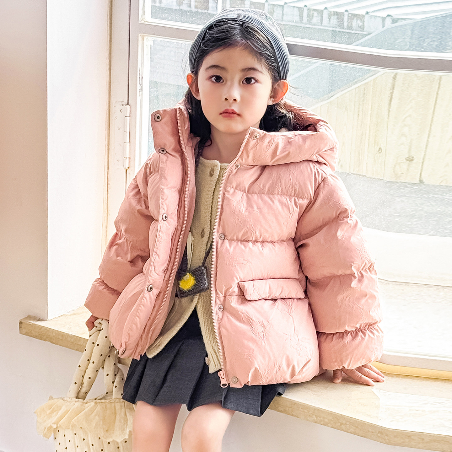 康衣儿宝宝羽绒服加厚款2026冬季新品女童羽绒服中小童装1-3-6岁