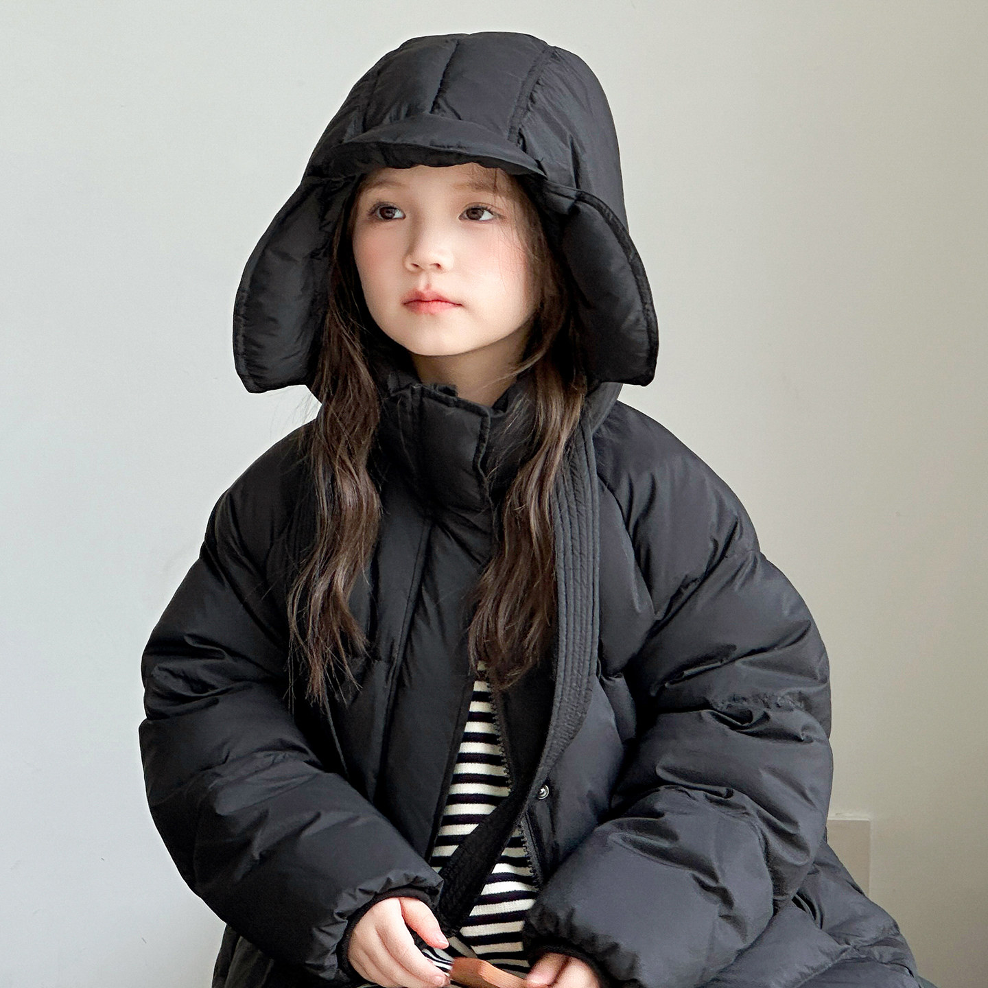儿童羽绒服中长款2026冬季新品女童羽绒服加厚保暖童装外套5287