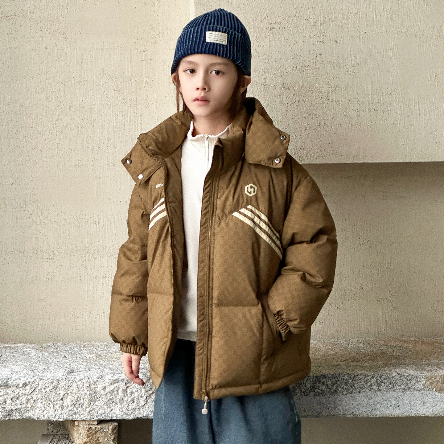 儿童羽绒服女童2025冬季新款男童羽绒服中长款加厚中大童亲子4981