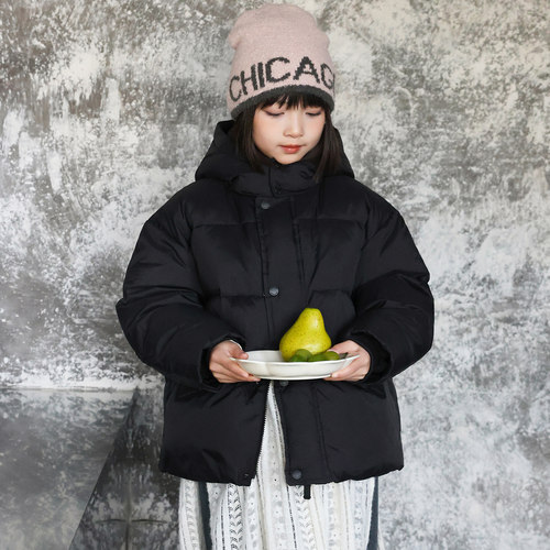 康衣儿女童羽绒服短款加厚2025冬季新款儿童羽绒服中大童装亲子