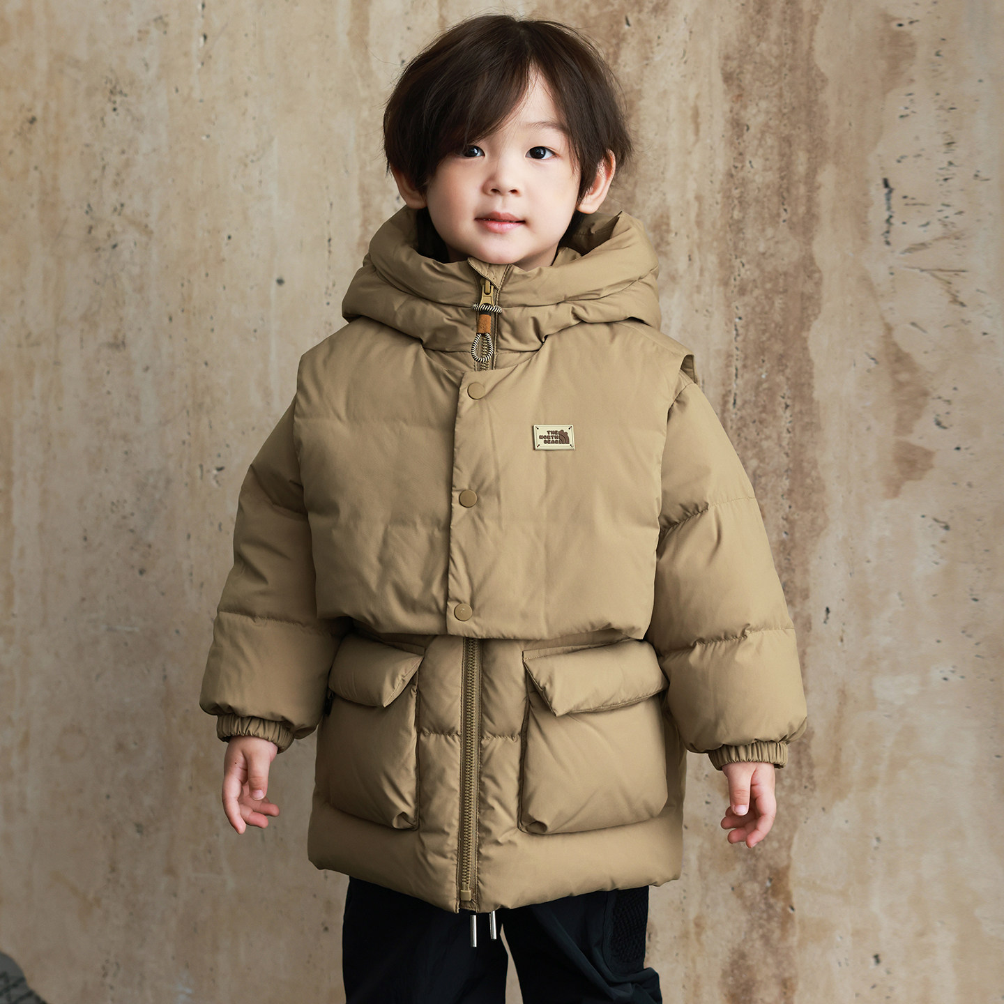 宝宝羽绒服中长款2025冬季新款加厚男童中小童装1-3-6-8岁4913