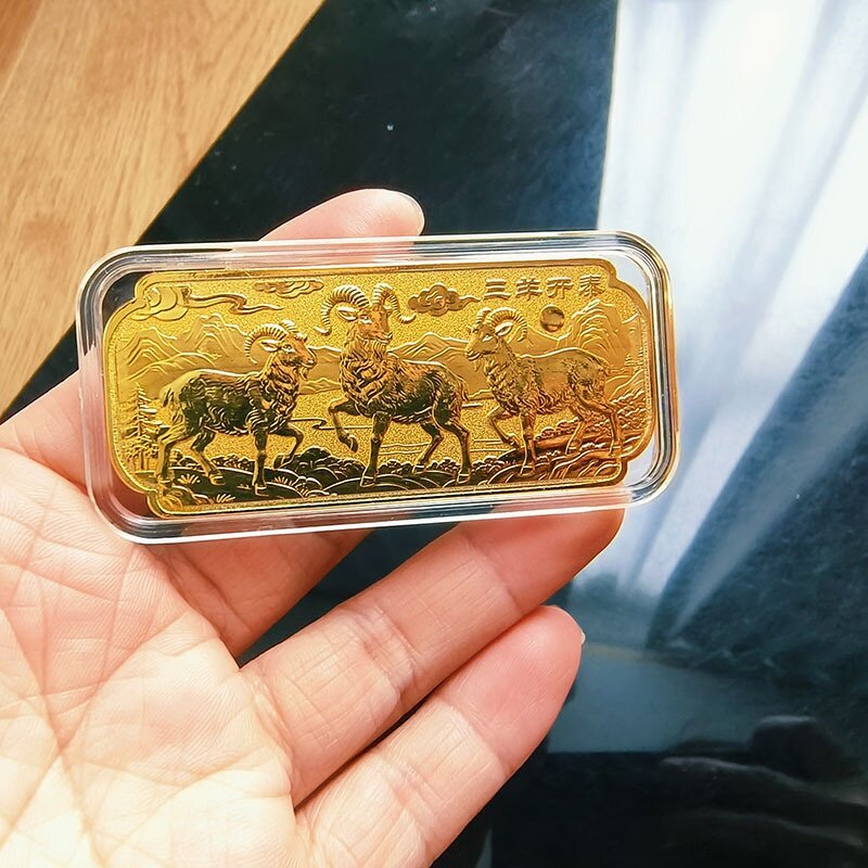 【新品上市】招财转运三羊开泰创意摆件合金工艺品家居装饰品现货