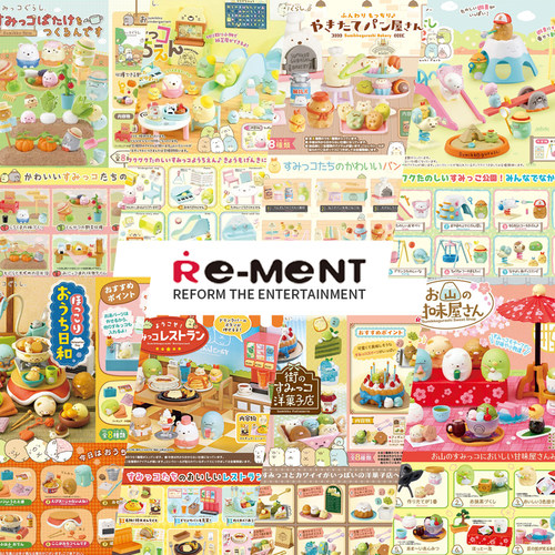 日本Rement盒蛋角落生物微缩模型