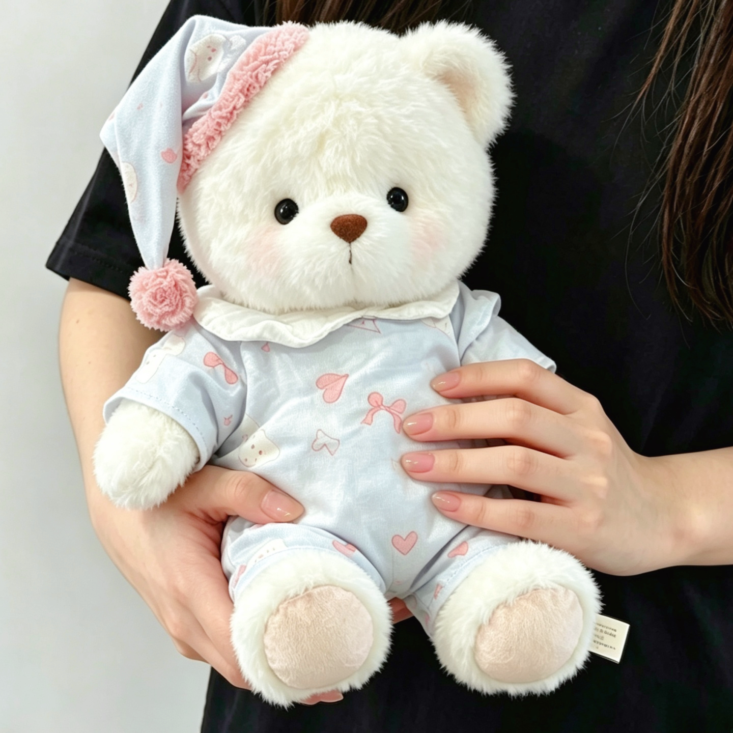 正版晚安小熊玩偶泰迪熊公仔陪睡觉抱抱熊布娃娃生日礼物送女孩子