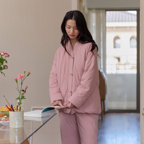 朵朵可可羽绒家居服套装
