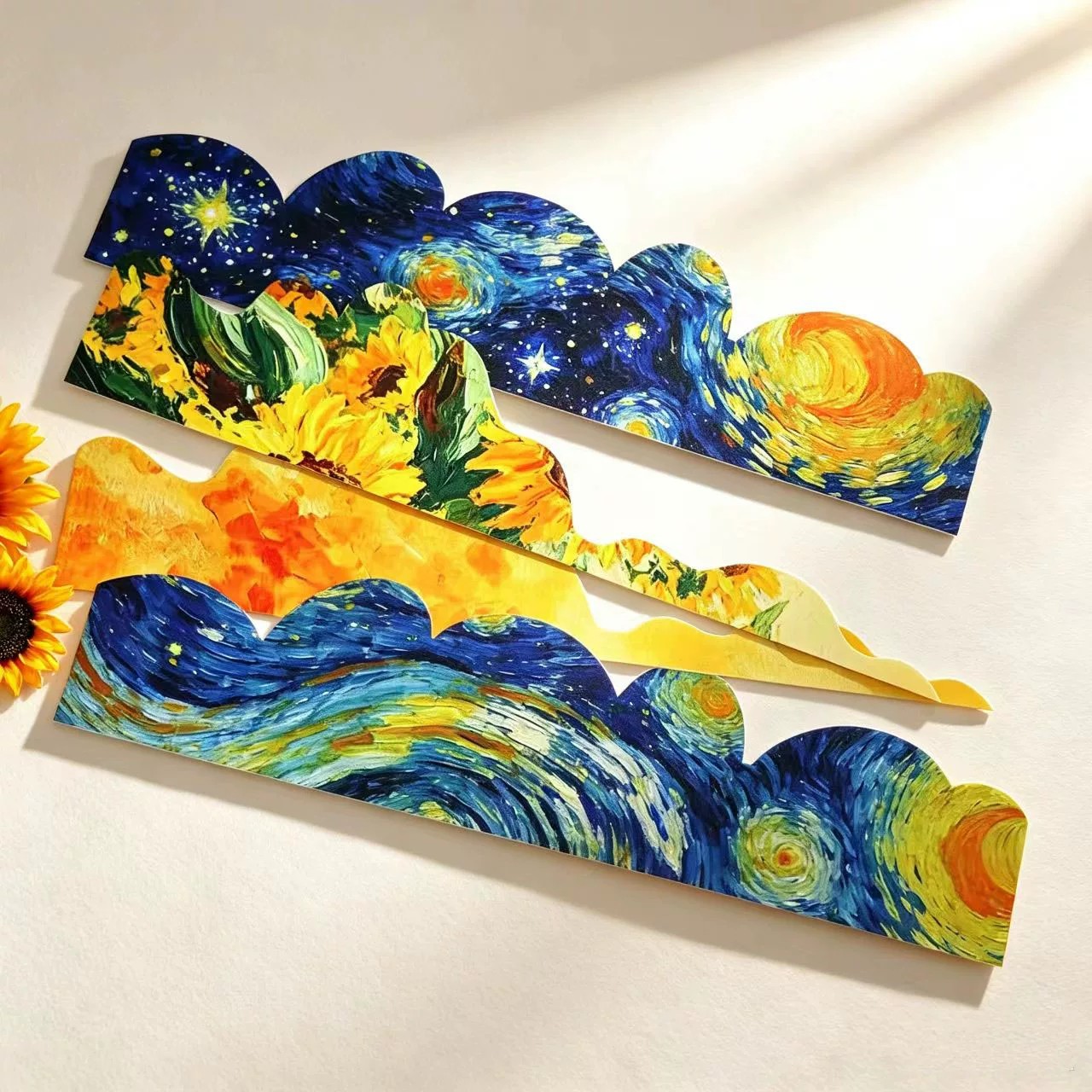 26年开学新款印刷边框墙贴波浪边
