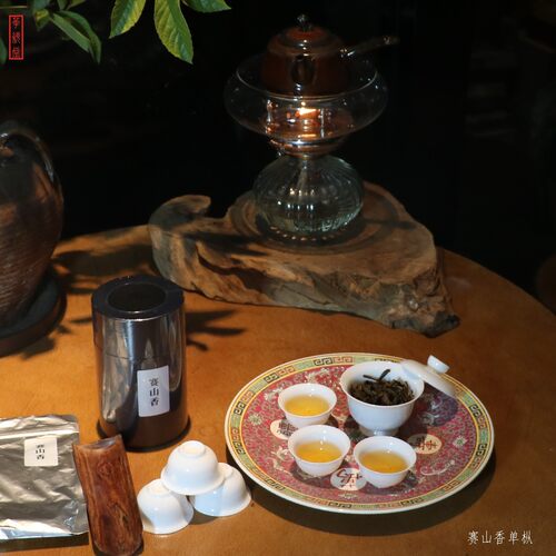 华颖堂乌龙茶凤凰乌岽山古树茶潮汕工夫茶三百多年赛山香单枞60克