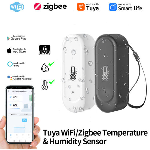 Tuya室外温湿度wifizigbee温湿度