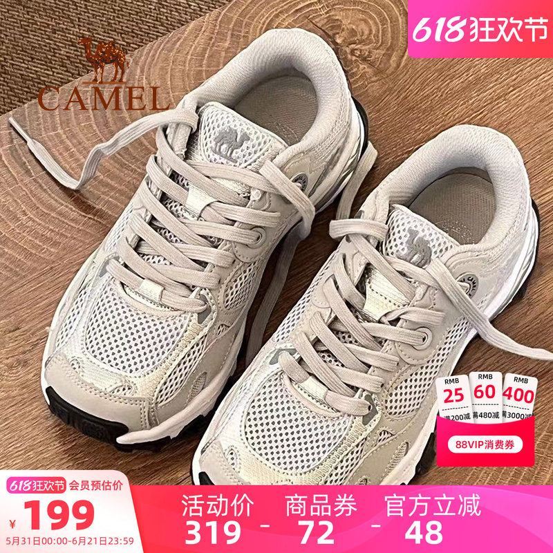 骆驼慢跑鞋漫游新款运动鞋女