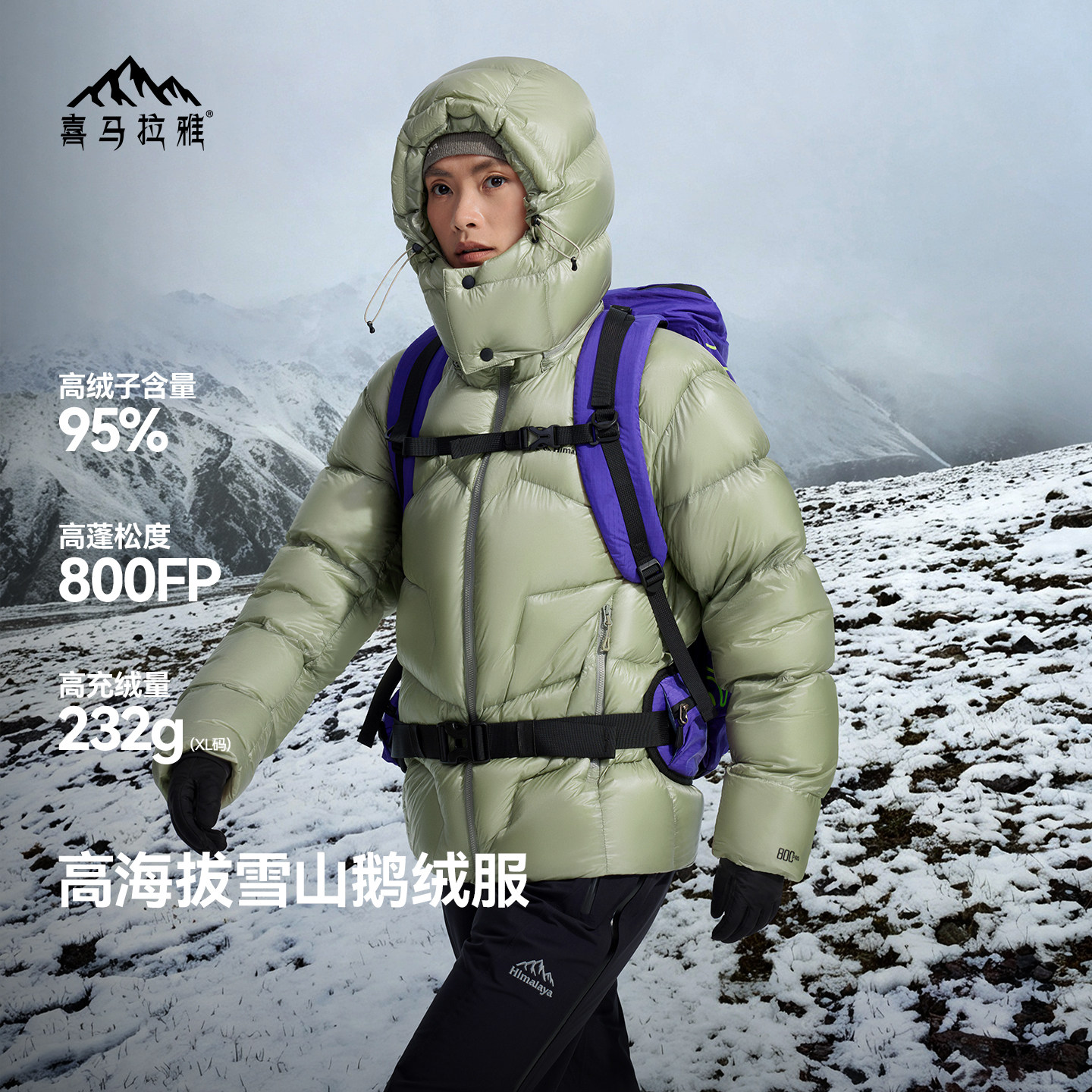 喜马拉雅玉龙Combo800蓬羽绒服图片