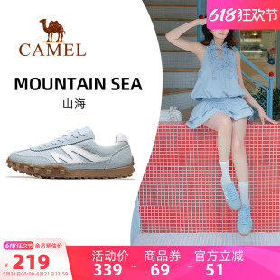 骆驼山海运动鞋春夏新款休闲防滑缓震德训鞋女鞋百搭复古板鞋女款