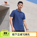 翻领速干T恤上衣女 骆驼运动POLO衫 男士 2025夏季 透气商务休闲短袖