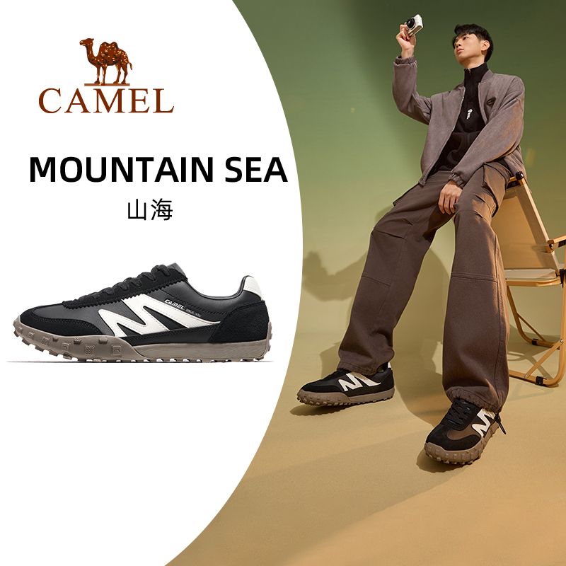 骆驼板鞋2024新款德训鞋男