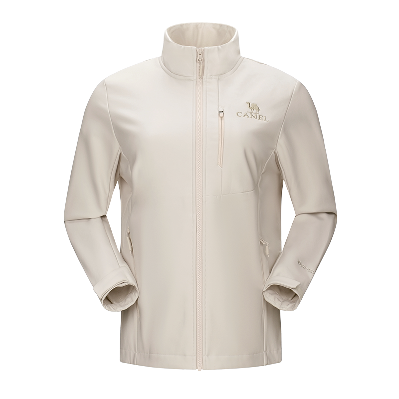 骆驼户外冲锋软壳衣运动外套女