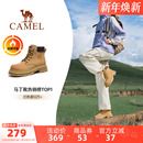 户外工装 骆驼马丁靴女鞋 短靴子英伦风厚底爆款 新款 大黄靴 2025秋季