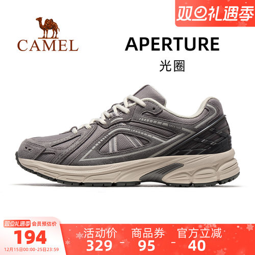 骆驼光圈运动鞋男2025春季