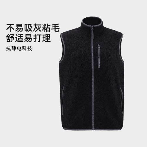 骆驼户外抓绒衣马甲外套