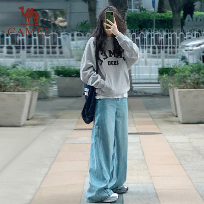 骆驼1930卫衣连帽男女同款2025秋季情侣运动套头上衣长袖宽松卫衣