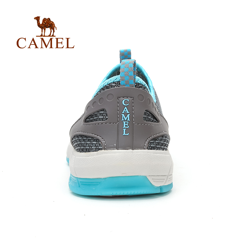 Chaussures sports nautiques en Daim + mesh CAMEL - Ref 1062483 Image 3