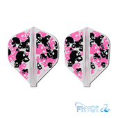 Series COSMODARTS Printed Flight 泡泡骷髅飞镖叶飞镖尾翼 Fit