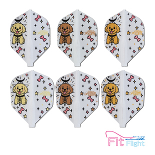 COSMO DARTS Fit Flight Terry Tan小方形硬飞镖翼火箭形飞镖叶