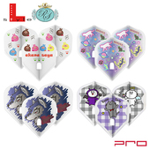 Princess PRO Series公主系列L3小方形飞镖翼飞镖尾翼 style