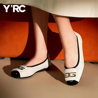 平底真皮浅口单鞋秋季新款