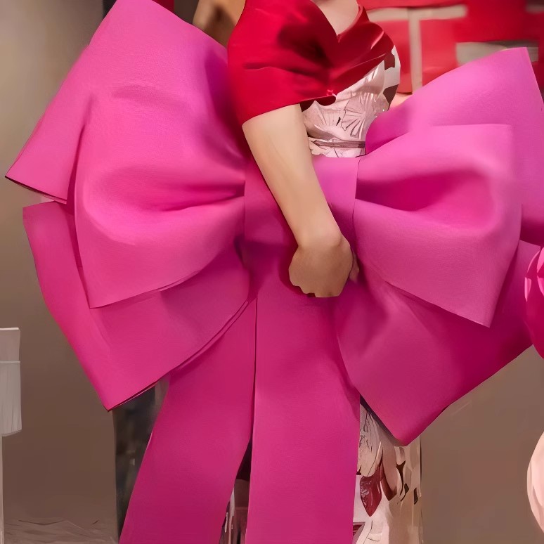 超大diy蝴蝶结装饰婚房墙上挂件