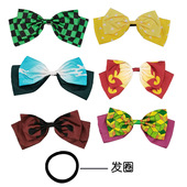 鬼灭之刃发圈头饰发绳炭治郎我妻善逸炼狱富冈义勇清仓特价