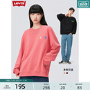 Levi 新款 s李维斯夏季 女士卫衣圆领时尚 LOGO印花简约长袖