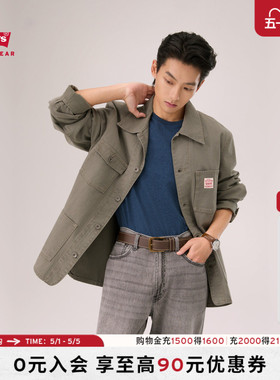 商场同款Levi's李维斯工装26年春夏新款巴恩风男士牛仔外套003B0
